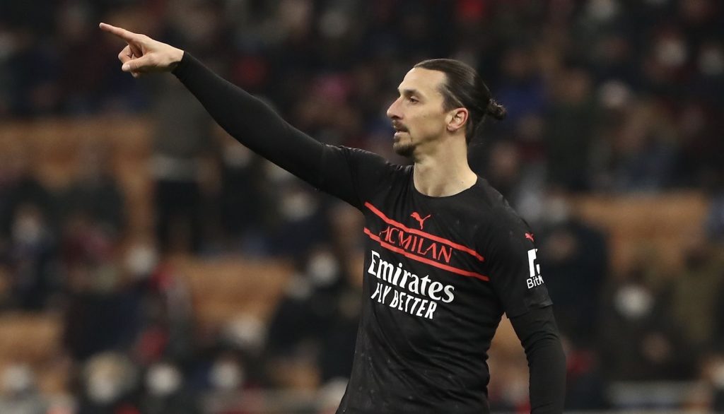 Zlatan Ibrahimovic AC Milan Milan-Empoli 1-0 Serie A 2021-2022
