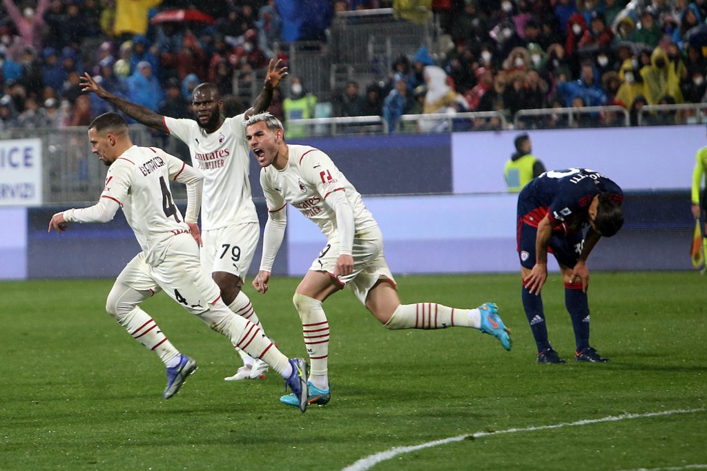 Cagliari-Milan 0-1 Serie A 2021-2022 Bennacer