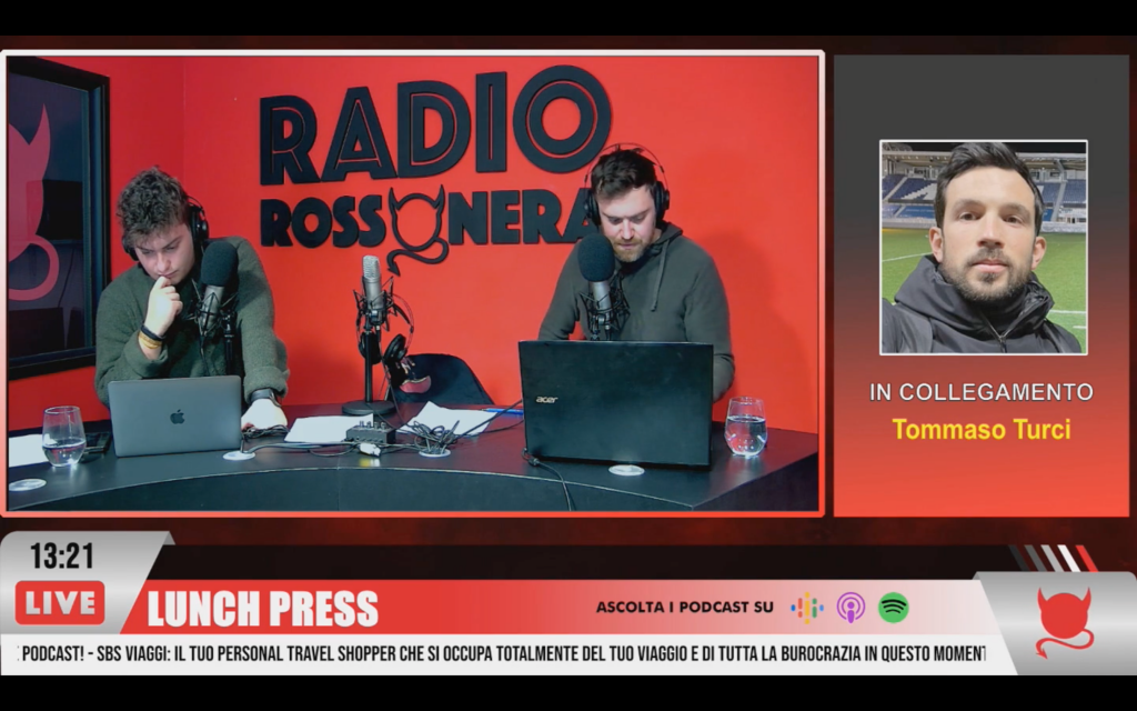 Milan, Tommaso Turci a Radio Rossonera