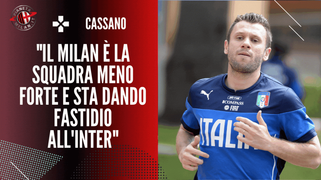 Cassano: "Il Milan mi ha fatto ricredere, sta facendo qualcosa di eccezionale" (getty images)