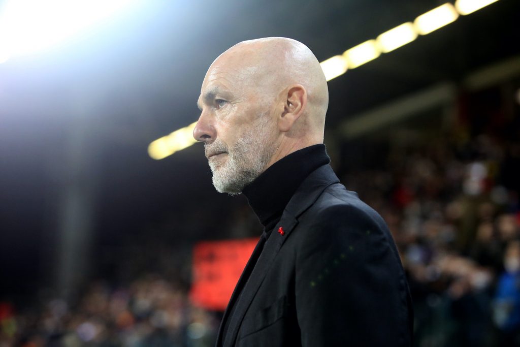 Stefano Pioli AC Milan Cagliari-Milan 0-1 Serie A 2021-2022