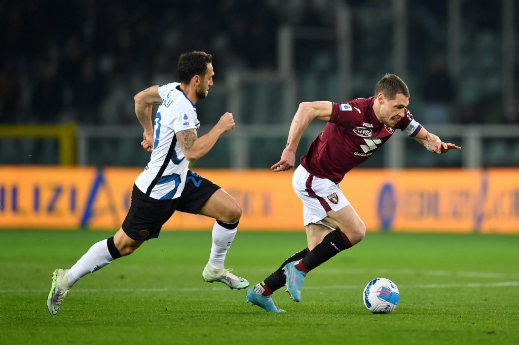 Calhanoglu Belotti Torino-Inter 1-1 Serie A 2021-2022