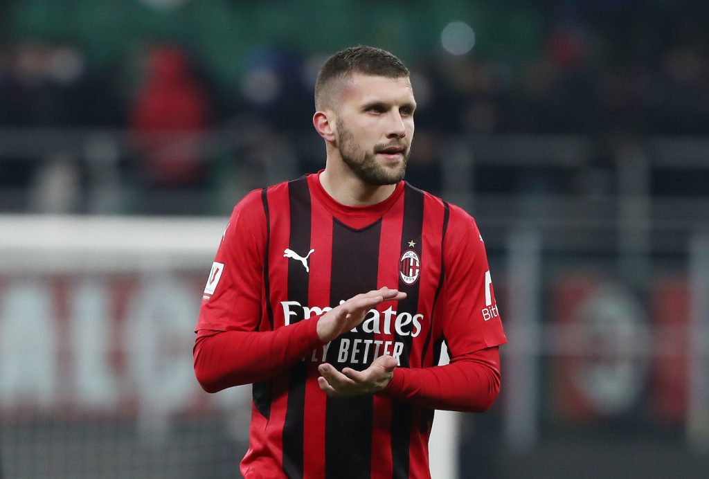 Ante Rebic AC Milan derby Milan-Inter 0-0 Coppa Italia 2021-2022