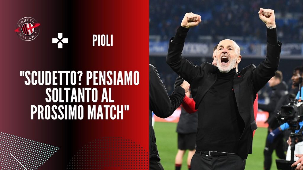 Intervista Pioli Napoli Milan 0-1 Serie A 2021-2022