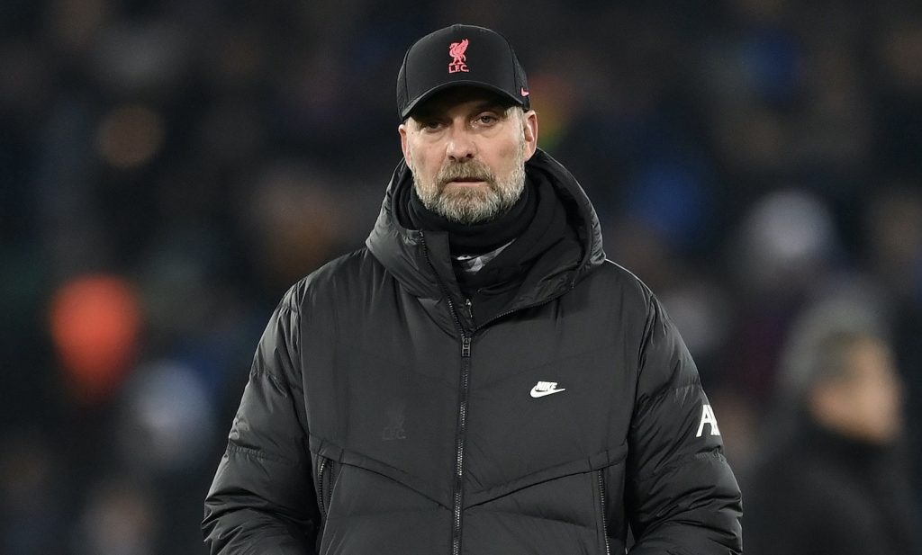 Jürgen Klopp Liverpool-Inter 0-1 Champions League 2021-2022