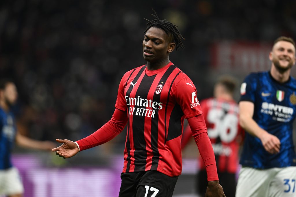 Rafael Leao derby Milan-Inter 0-0 Coppa Italia 2021-2022
