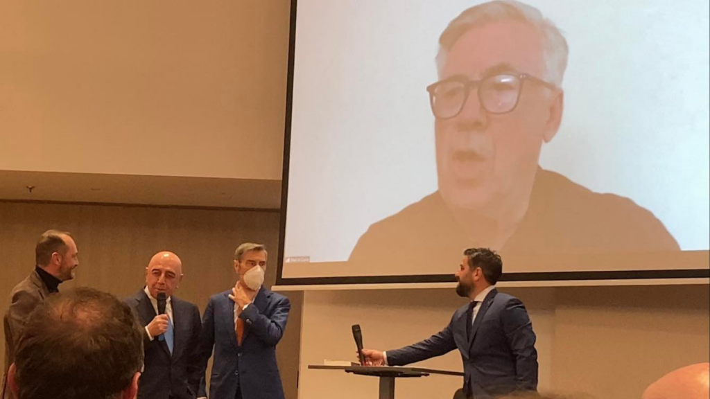 Carlo Ancelotti Adriano Galliani Milan