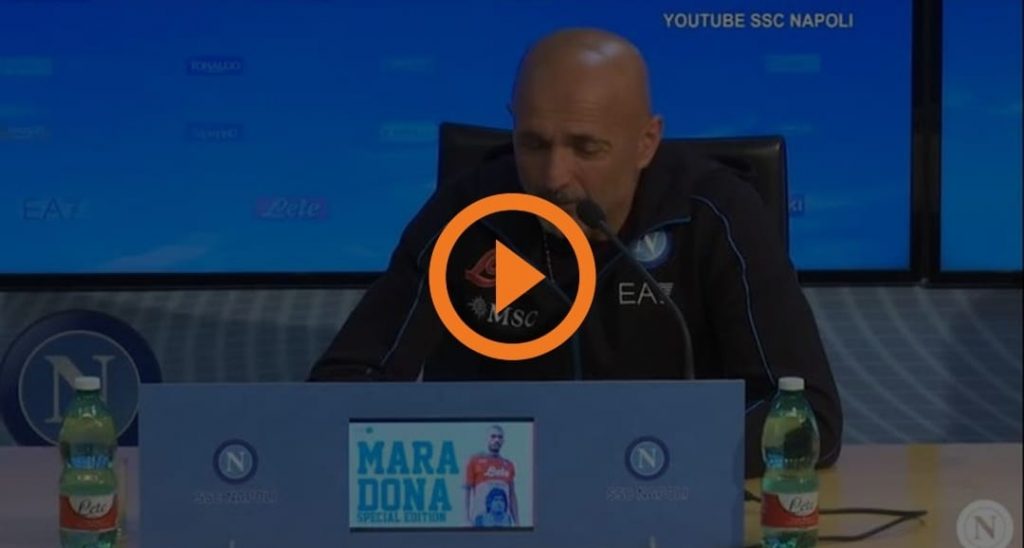 Napoli, Spalletti: "Al mattino mi faccio i capelli, non la barba" | VIDEO (screen gazzetta.it)