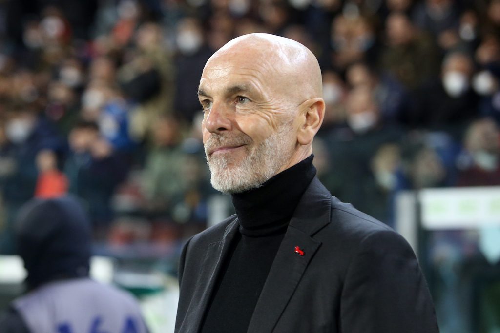 Stefano Pioli AC Milan Cagliari-Milan 0-1 Serie A 2021-2022