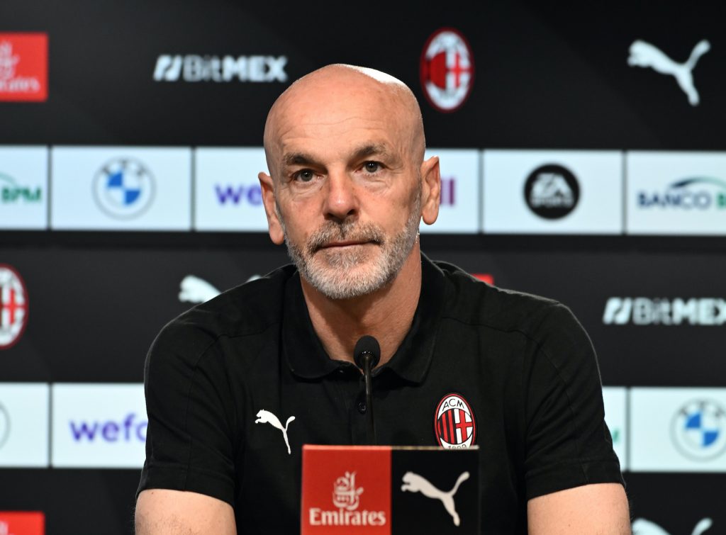 Stefano Pioli AC Milan conferenza stampa