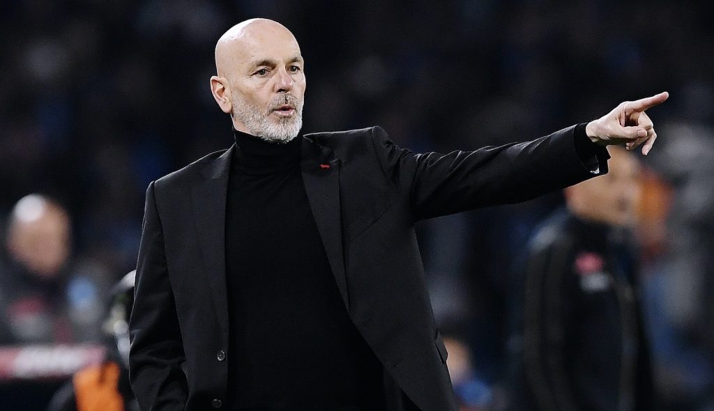 Stefano Pioli AC Milan Napoli-Milan 0-1 Serie A 2021-2022
