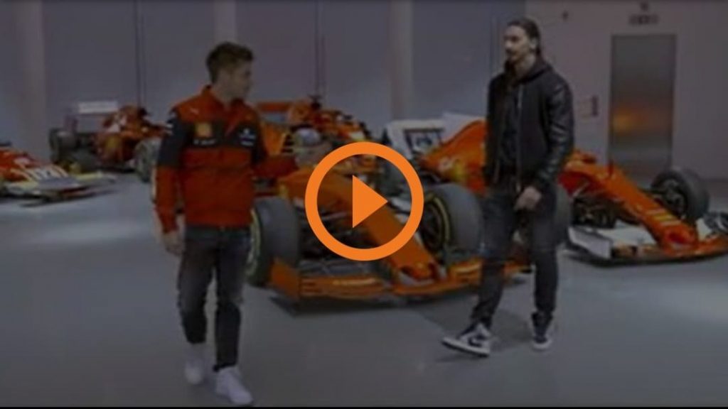 Ibrahimovic a Leclerc: "Se vuoi una pausa posso sostituirti io" | VIDEO (screen gazzetta.it)