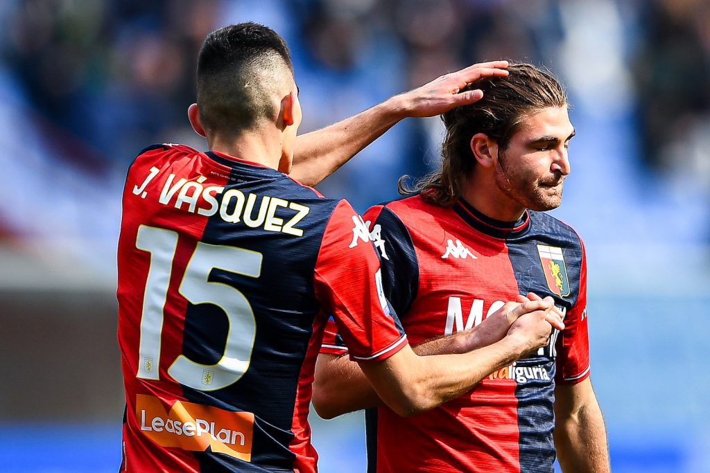 Vázquez Portanova Genoa-Empoli 0-0 Serie A 2021-2022