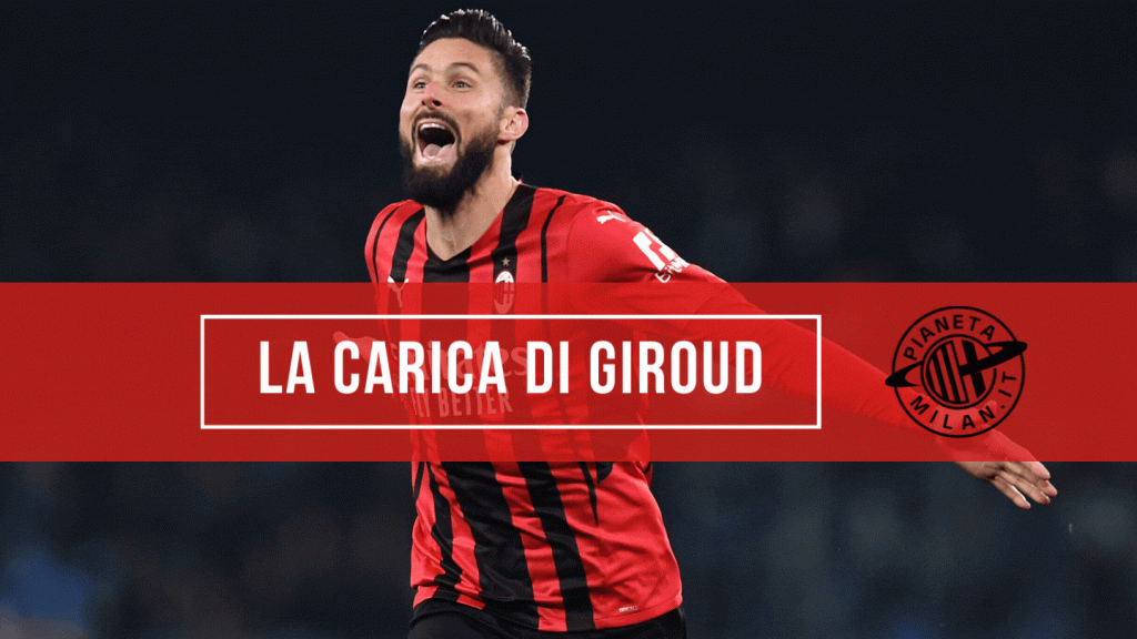 Olivier Giroud, attaccante del Milan (getty images)
