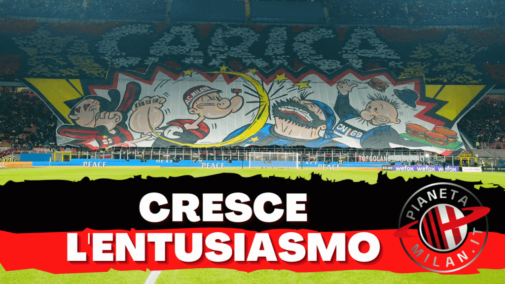 Coreografia Curva Sud durante Milan-Inter (getty images)