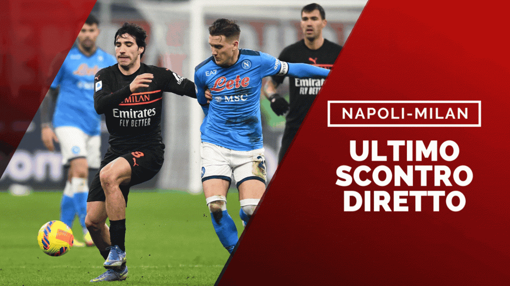 Sandro Tonali e Piotr Zielinski, centrocampisti di Milan e Napoli (getty images)