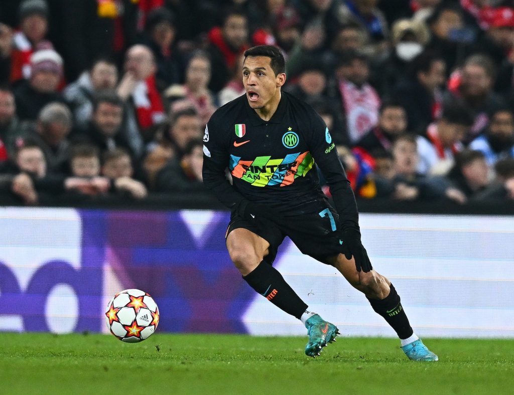 Alexis Sánchez Liverpool-Inter 0-1 Champions League 2021-2022