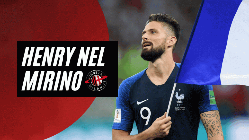 Olivier Giroud, attaccante francese del Milan (getty images)