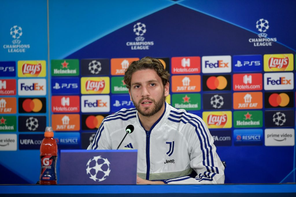 Manuel Locatelli Juventus conferenza stampa Champions League 2021-2022