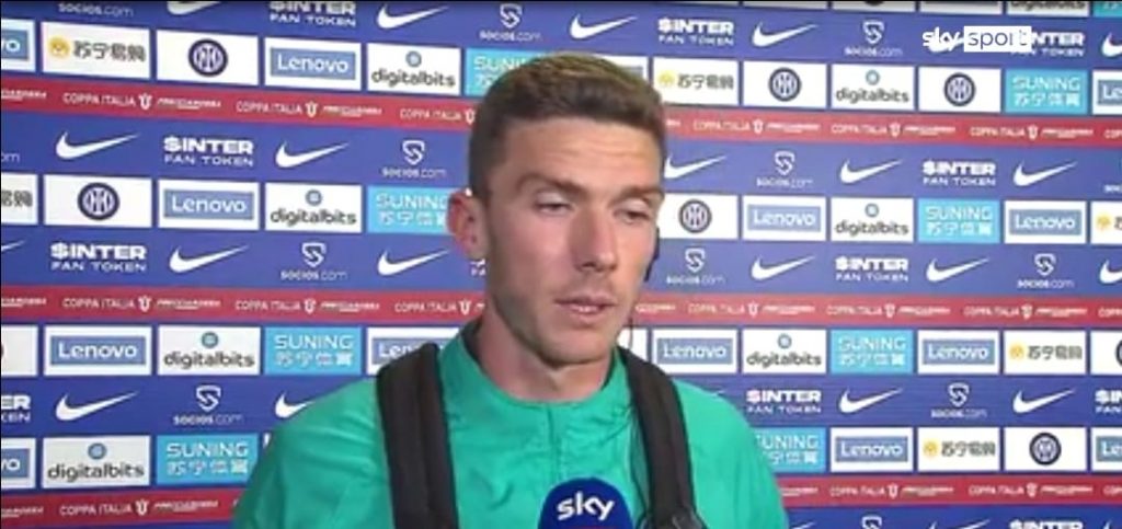 Inter-Milan, Gosens: "Bello tornare, è stato un periodo brutto" | VIDEO (screen gazzetta.it)