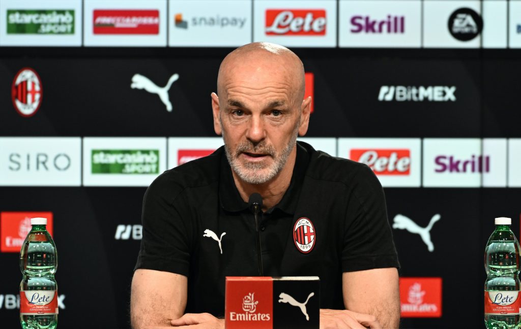 Stefano Pioli AC Milan conferenza stampa Milanello