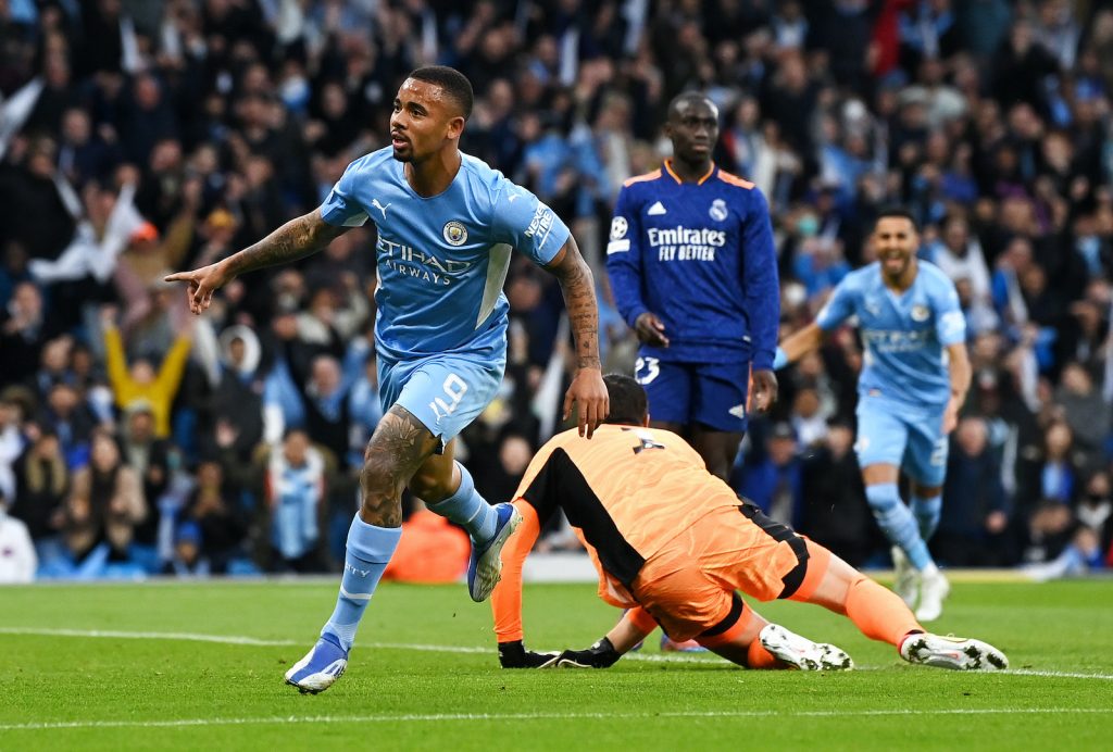Manchester City-Real Madrid 4-3 Champions League 2021-2022 Gabriel Jesus