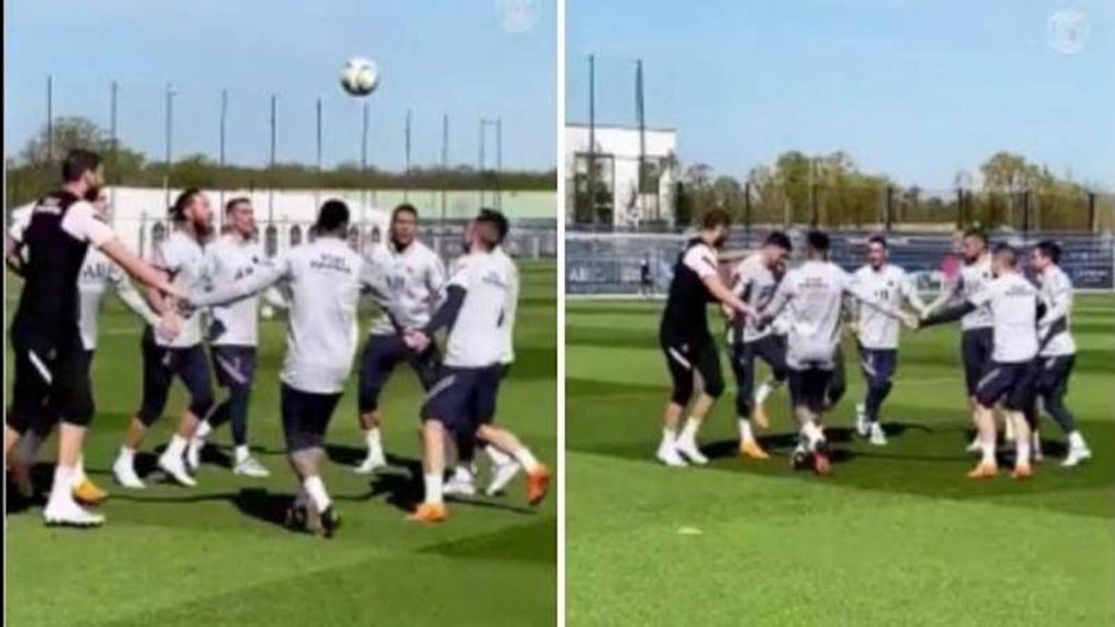 Allenamento PSG