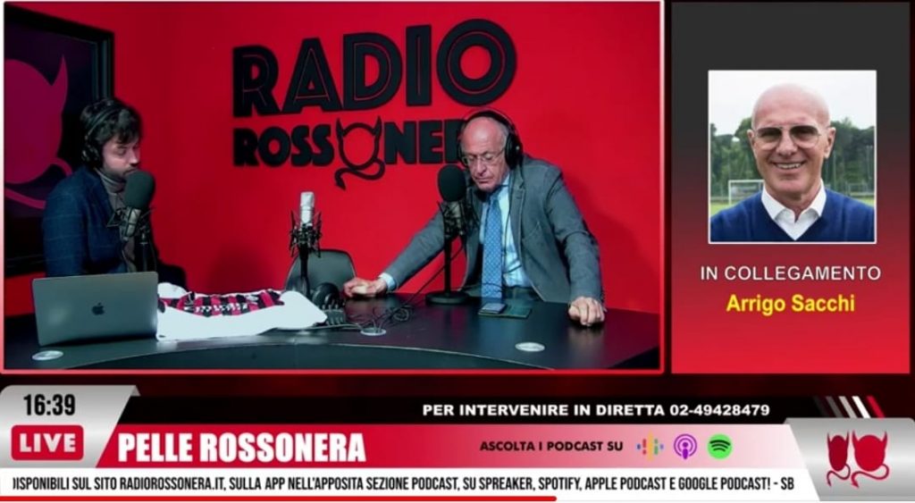 Milan, Sacchi: "Pioli e la società stanno facendo un ottimo lavoro" | VIDEO (screen rr)