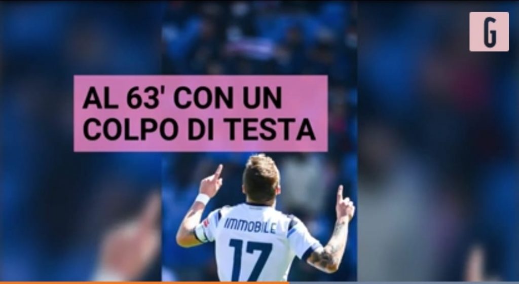 Genoa-Lazio 1-4, il film della partita di 'Marassi' | VIDEO (screen gazzetta.it)