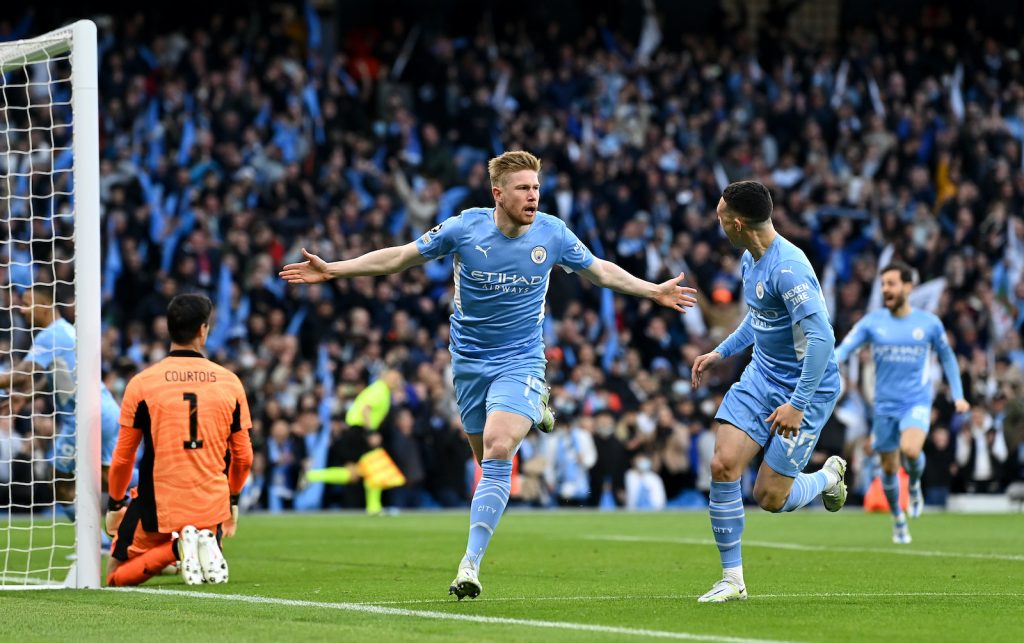 Manchester City-Real Madrid 4-3 Champions League 2021-2022 De Bruyne