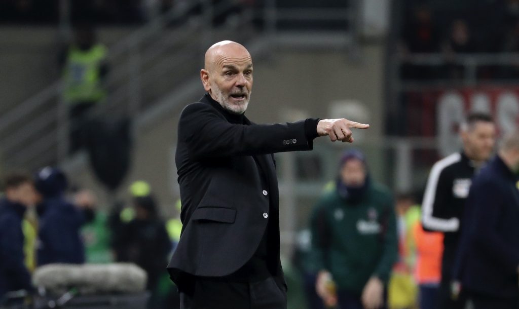 Stefano Pioli AC Milan Milan-Bologna 0-0 Serie A 2021-2022