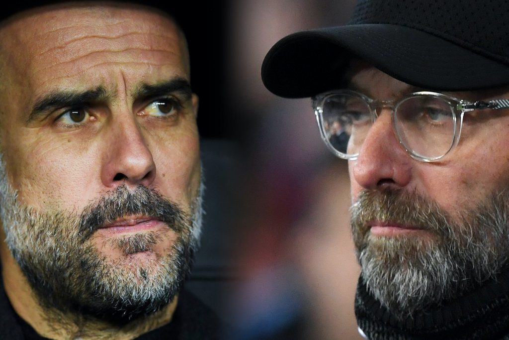 Guardiola Klopp Manchester City Liverpool Premier League 2021-2022