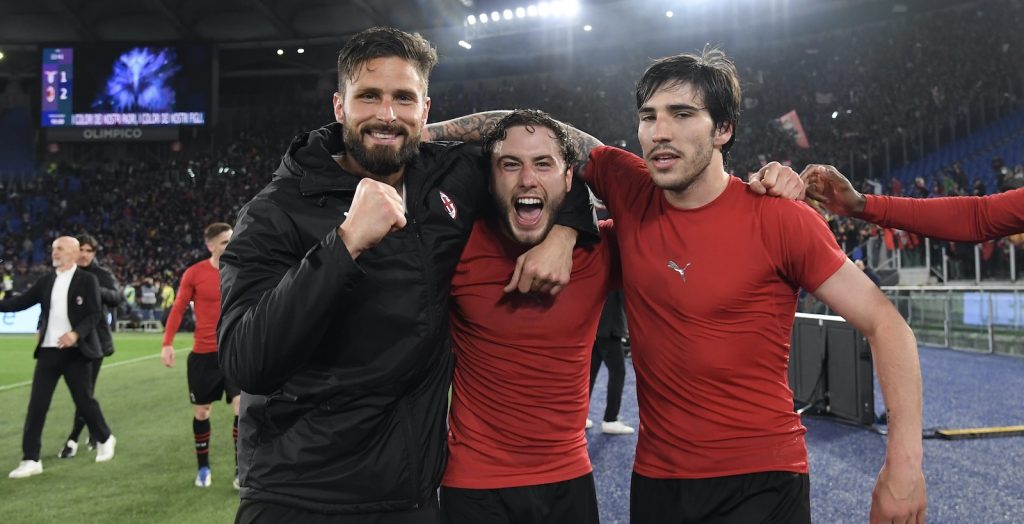 Lazio-Milan 1-2 Serie A 2021-2022 Giroud Calabria Tonali