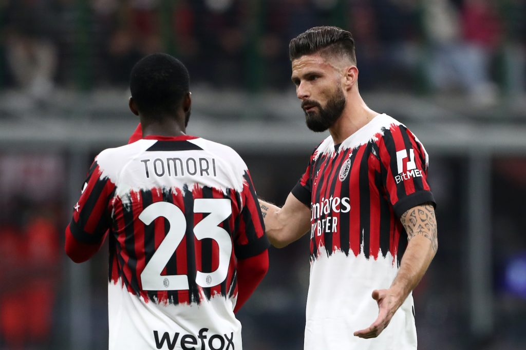 Tomori Giroud AC Milan Milan-Bologna 0-0 Serie A 2021-2022