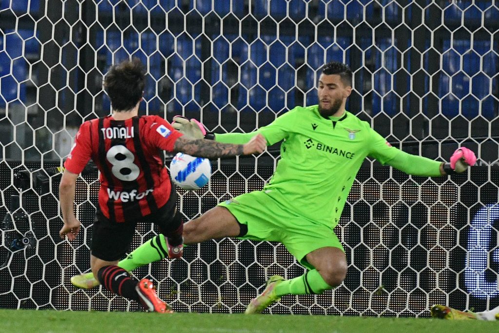 Lazio-Milan 1-2 Serie A 2021-2022 Tonali