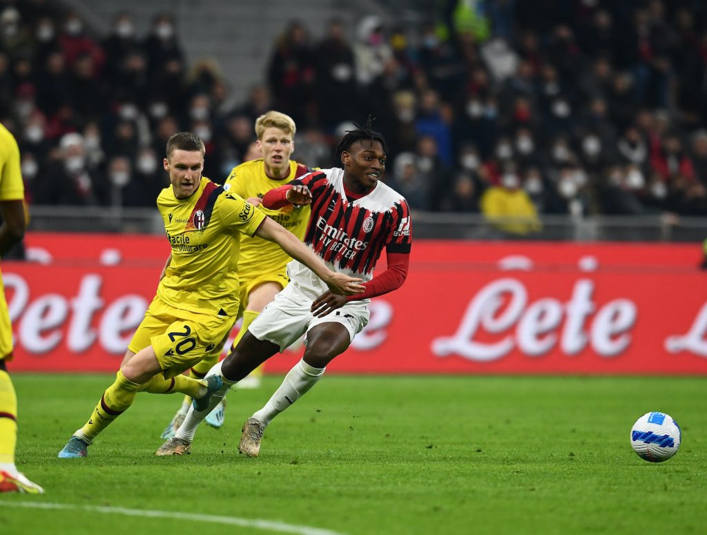 Rafael Leao AC Milan Milan-Bologna 0-0 Serie A 2021-2022