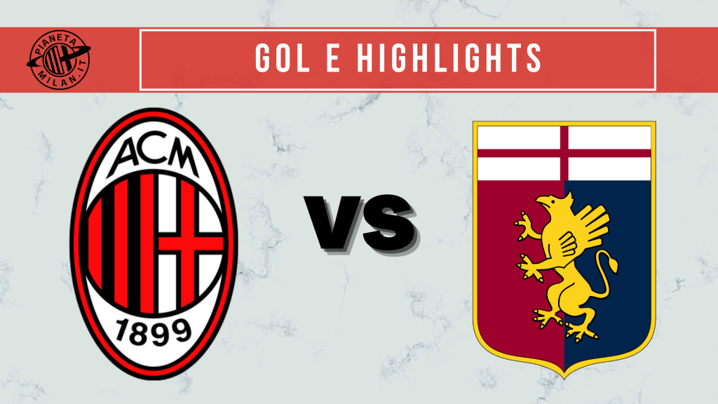 Highlights Milan-Genoa 2-0 Serie A 2021-2022