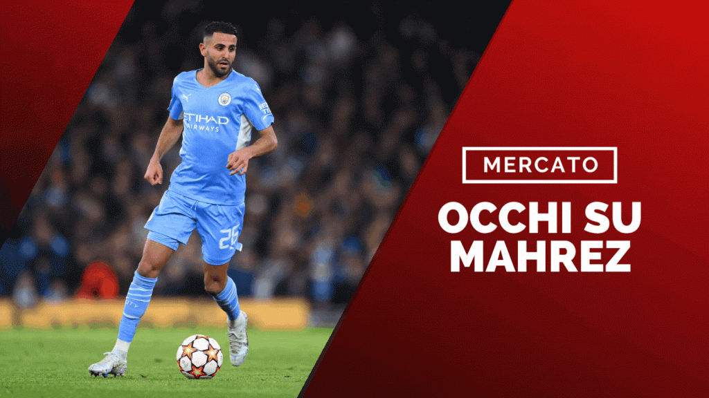 Riyad Mahrez, calciatore del Manchester City accostato al Milan (getty images)