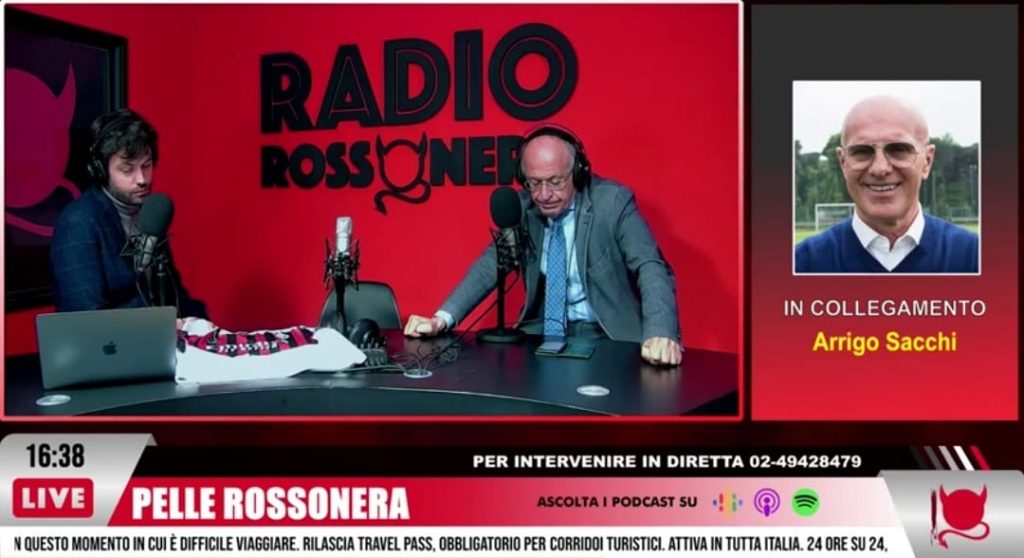 Sacchi: "Il leader del Milan è il gioco. Sulla Nazionale..." | News (screen rr)