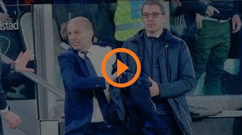 Massimiliano Allegri, allenatore della Juventus (screen gazzetta.it)