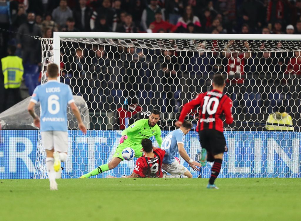 Lazio-Milan 1-2 Serie A 2021-2022 Giroud