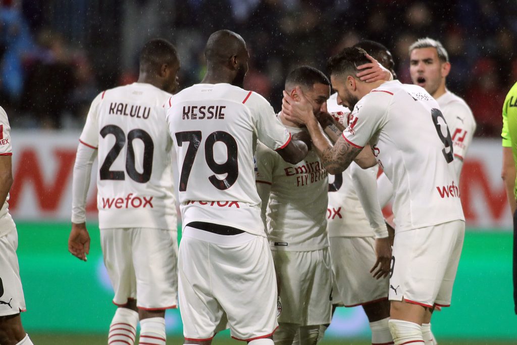 AC Milan Cagliari-Milan 0-1 Serie A 2021-2022 Bennacer