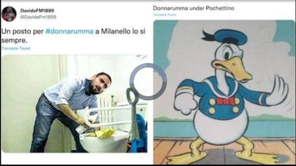PSG, altra papera di Donnarumma: i social non perdonano | VIDEO (screen gazzetta.it)