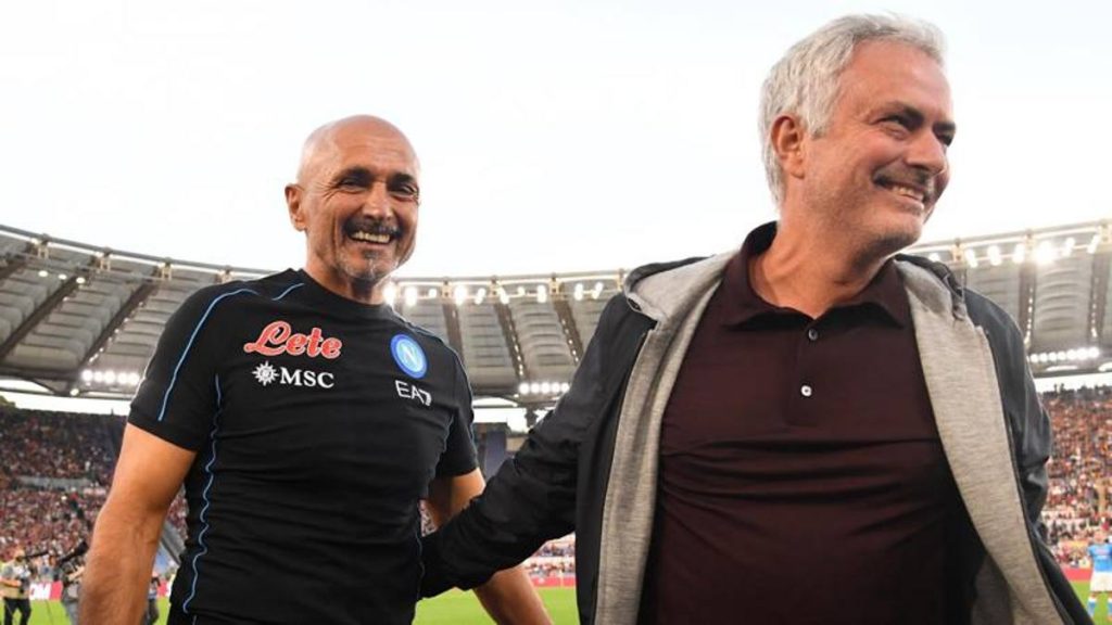 Spalletti Mourinho Napoli Roma