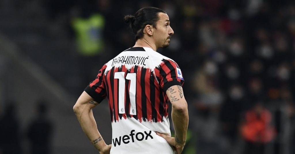 Zlatan Ibrahimovic AC Milan Milan-Bologna 0-0 Serie A 2021-2022