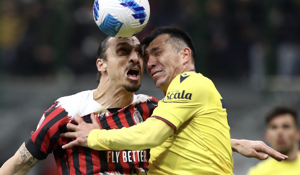 Zlatan Ibrahimovic AC Milan Milan-Bologna 0-0 Serie A 2021-2022