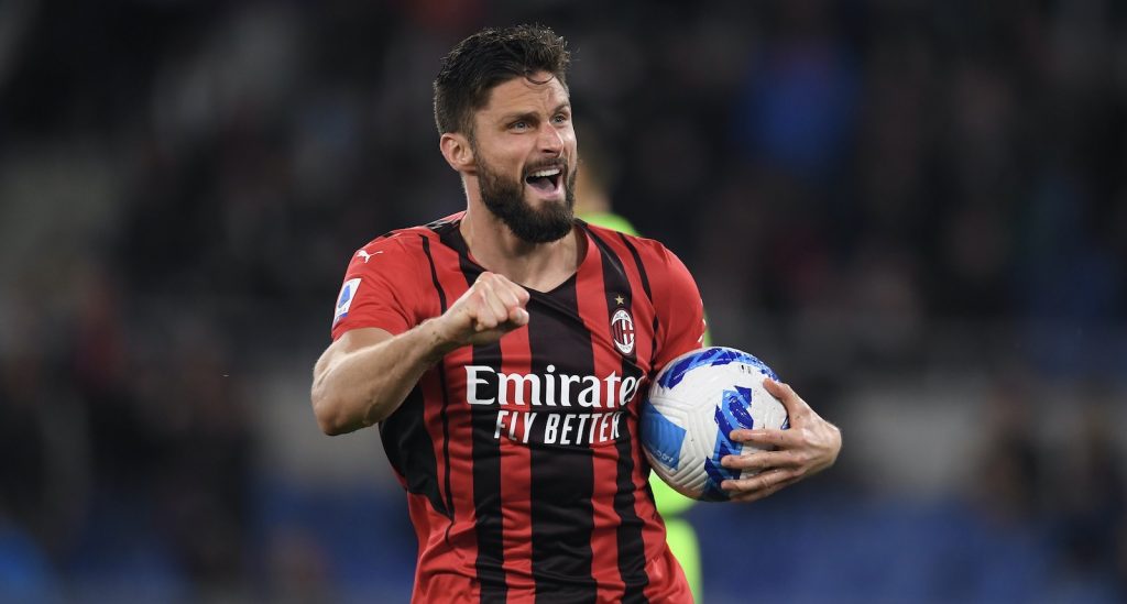 Lazio-Milan 1-2 Serie A 2021-2022 Giroud
