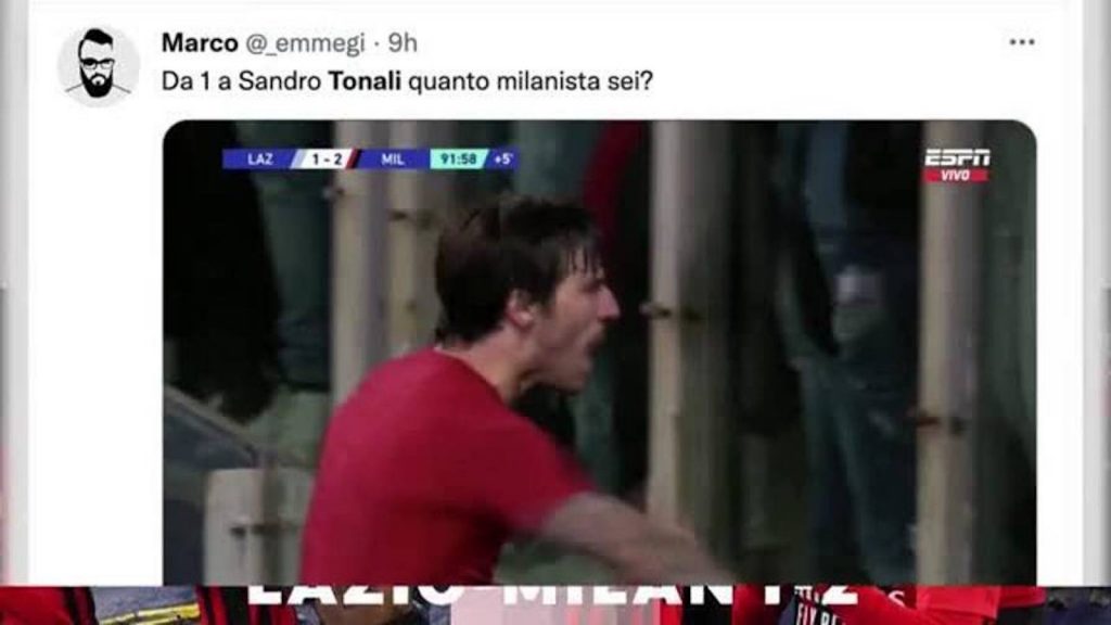 Lazio Milan social
