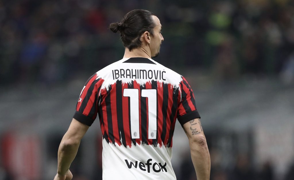 Zlatan Ibrahimovic AC Milan Milan-Bologna 0-0 Serie A 2021-2022