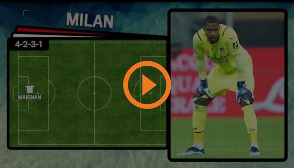 Milan-Bologna, la probabile formazione dei rossoneri | VIDEO (screen gazzetta.it)